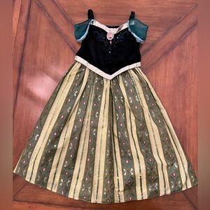 Disney Parks Anna Coronation Dress Costume – Size M (7/8) | Frozen 🌟
